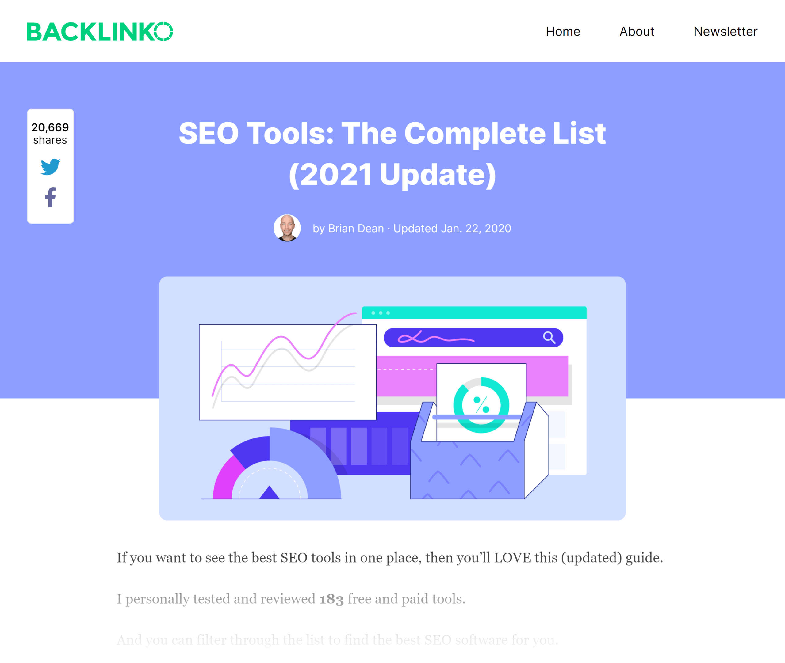 Backlinko – SEO工具